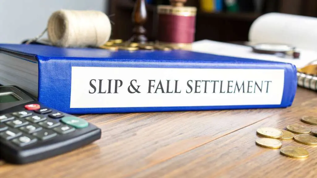 average settlement for slip and fall slip settlement