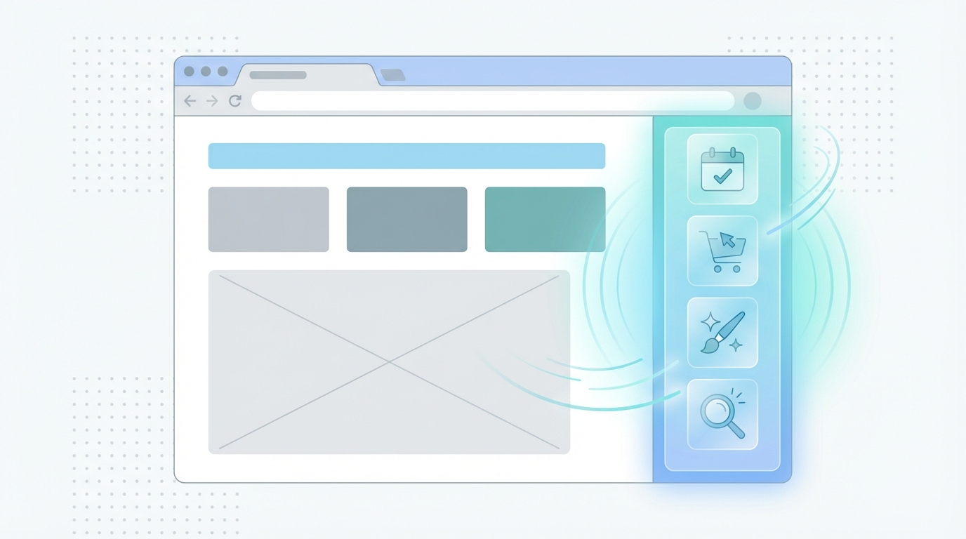 AI multitasking in browser visual