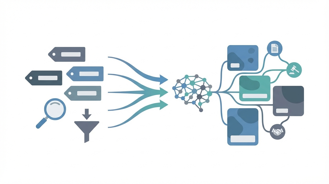 Shift from traditional keywords to AI-driven thematic strategies