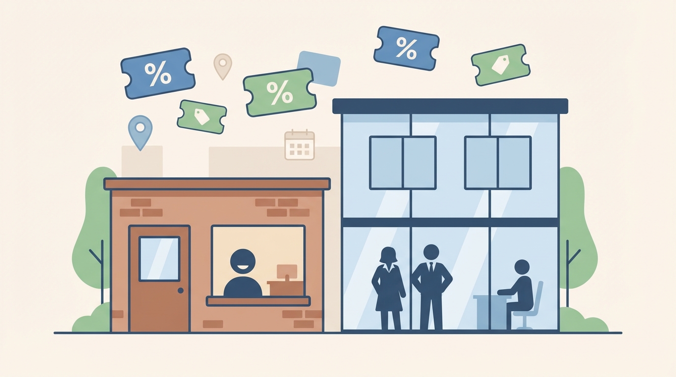 Local legal promotions illustration