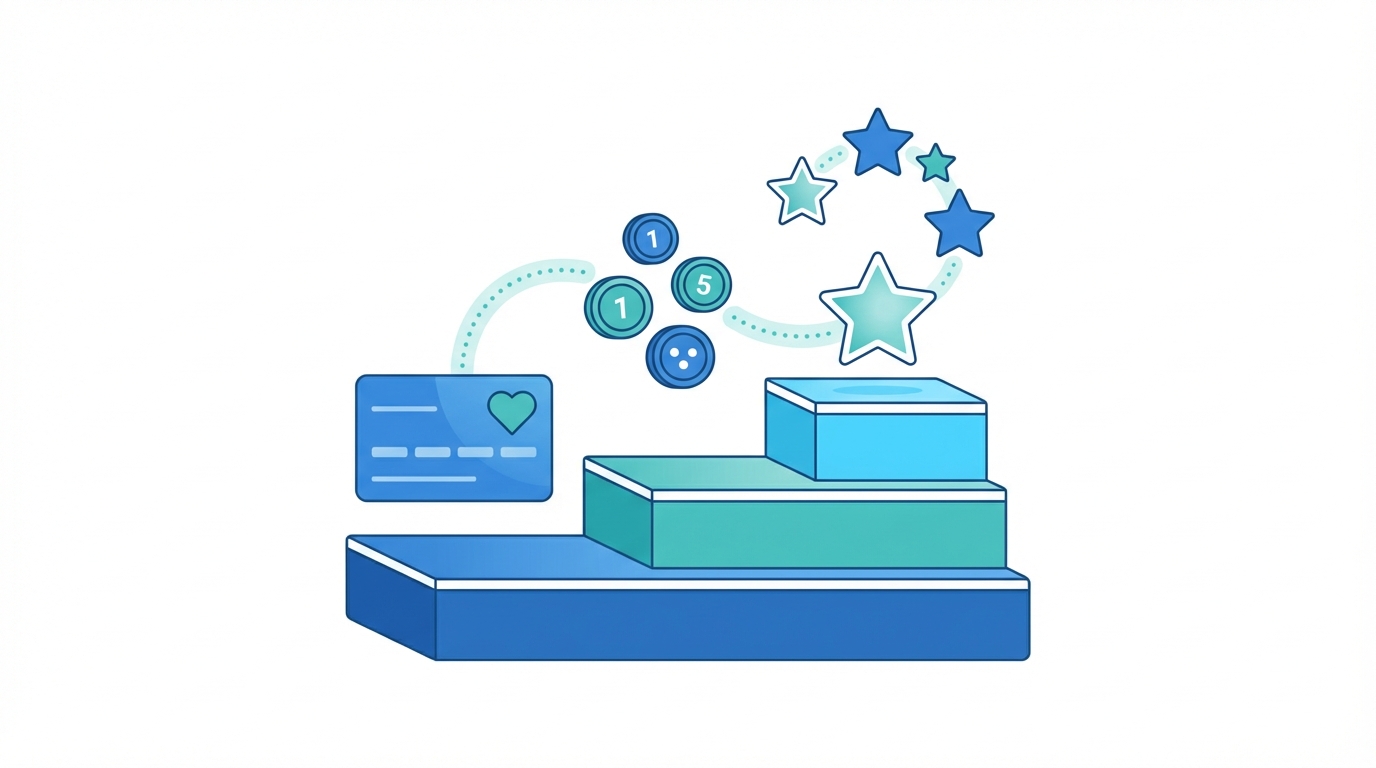 Loyalty program engagement illustration