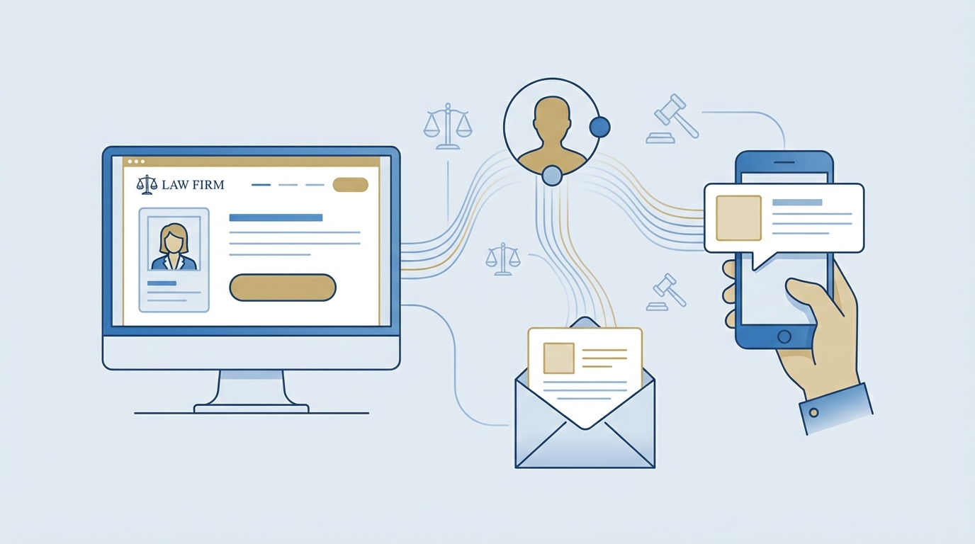 Personalized marketing law firm touchpoints