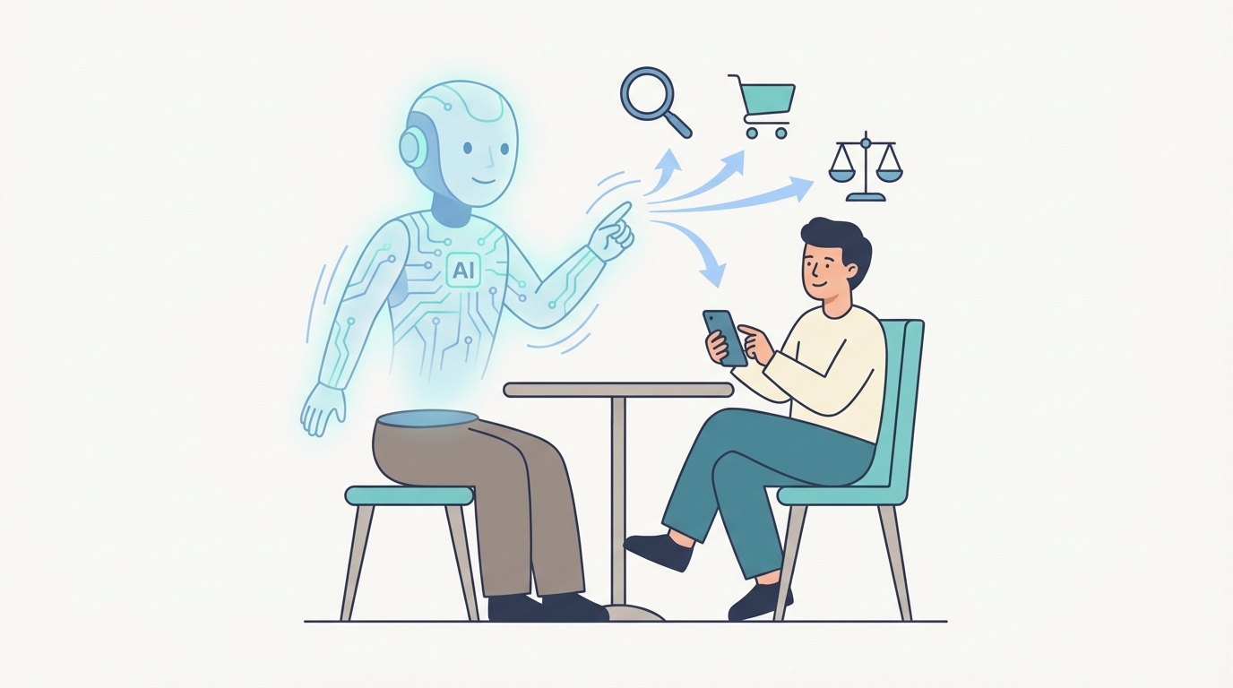 AI and human shopping interaction