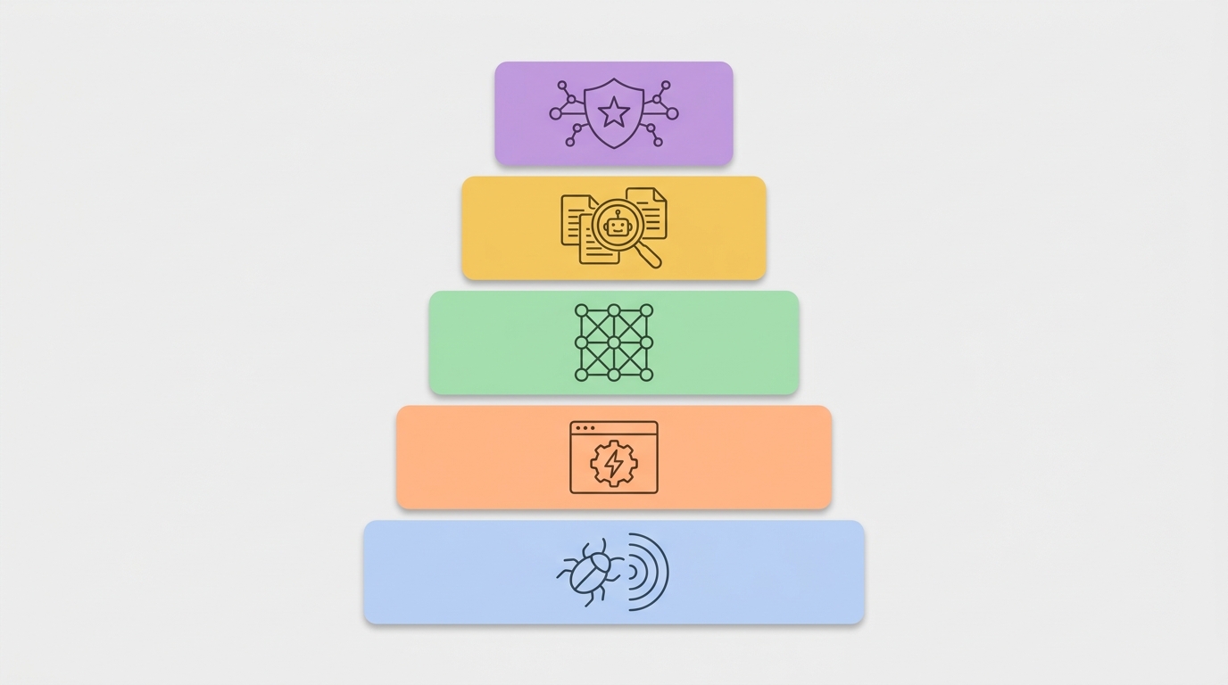 Five core layers of AI-ready technical SEO audit