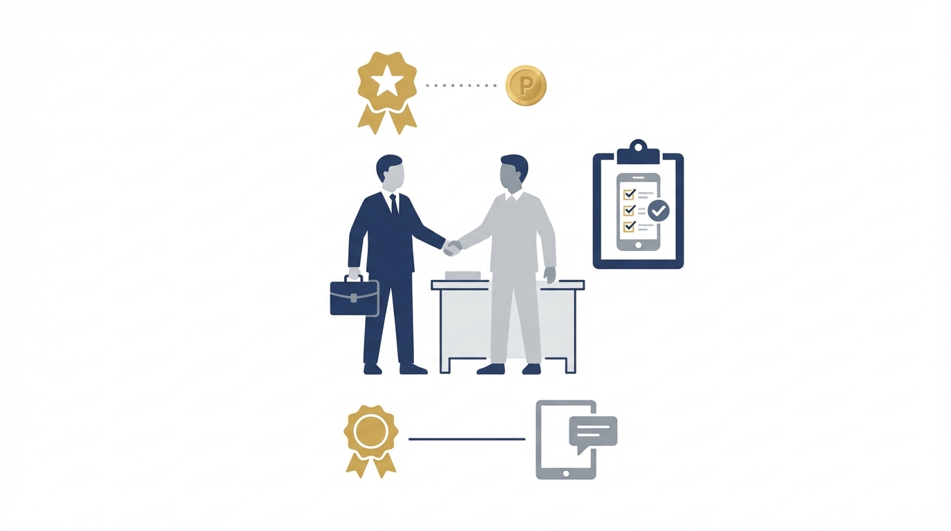 Law firm client retention and feedback visual