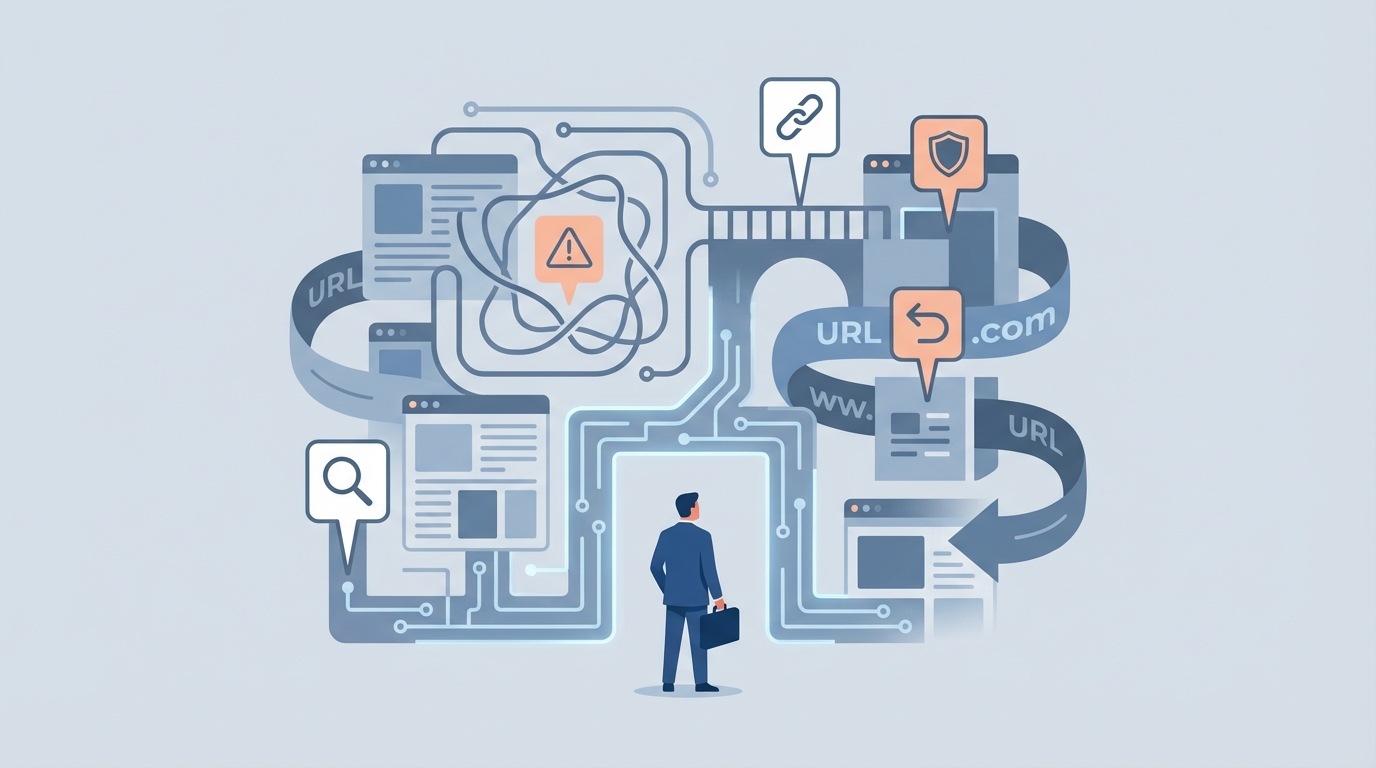 Law firm SEO maze illustration