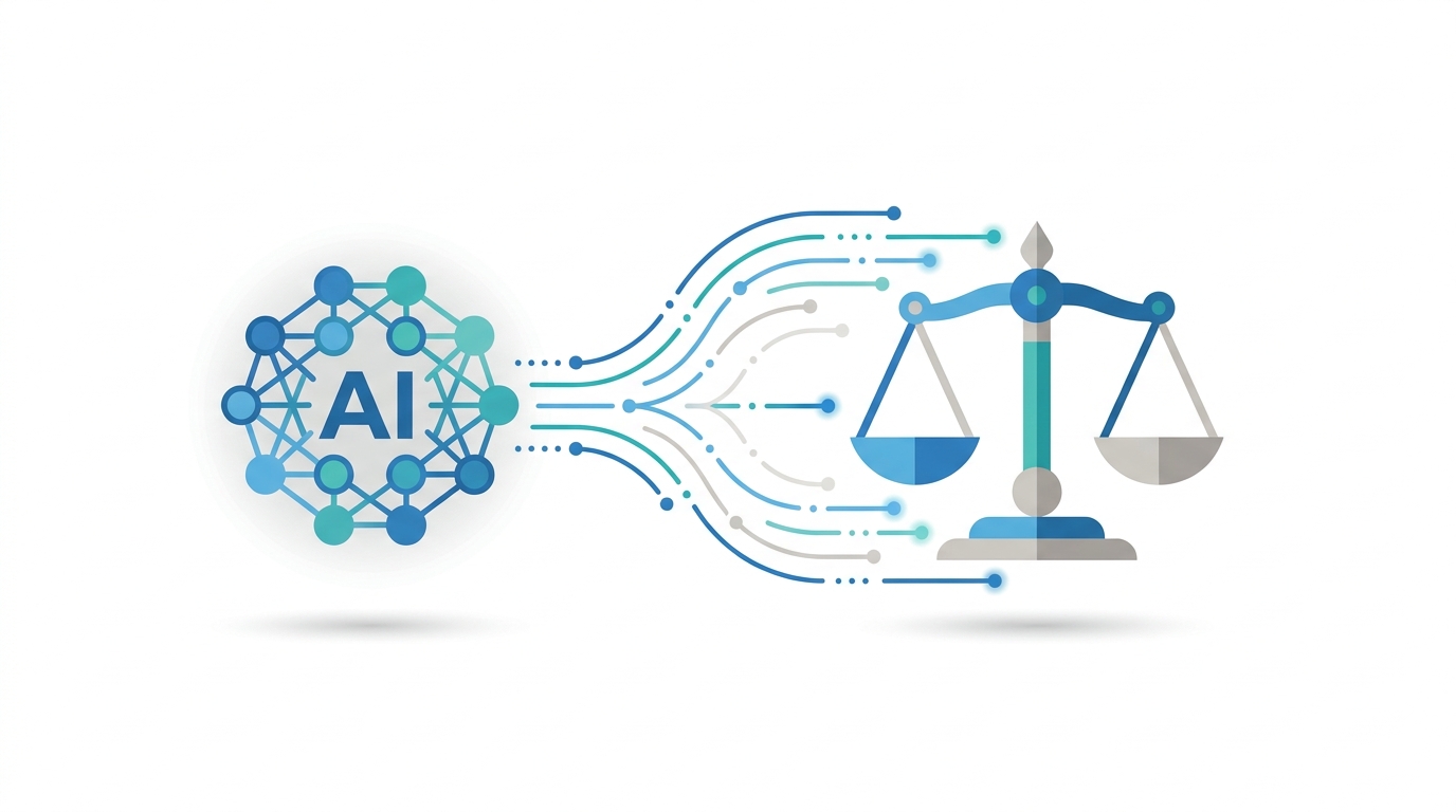 AI and law SEO interaction visual