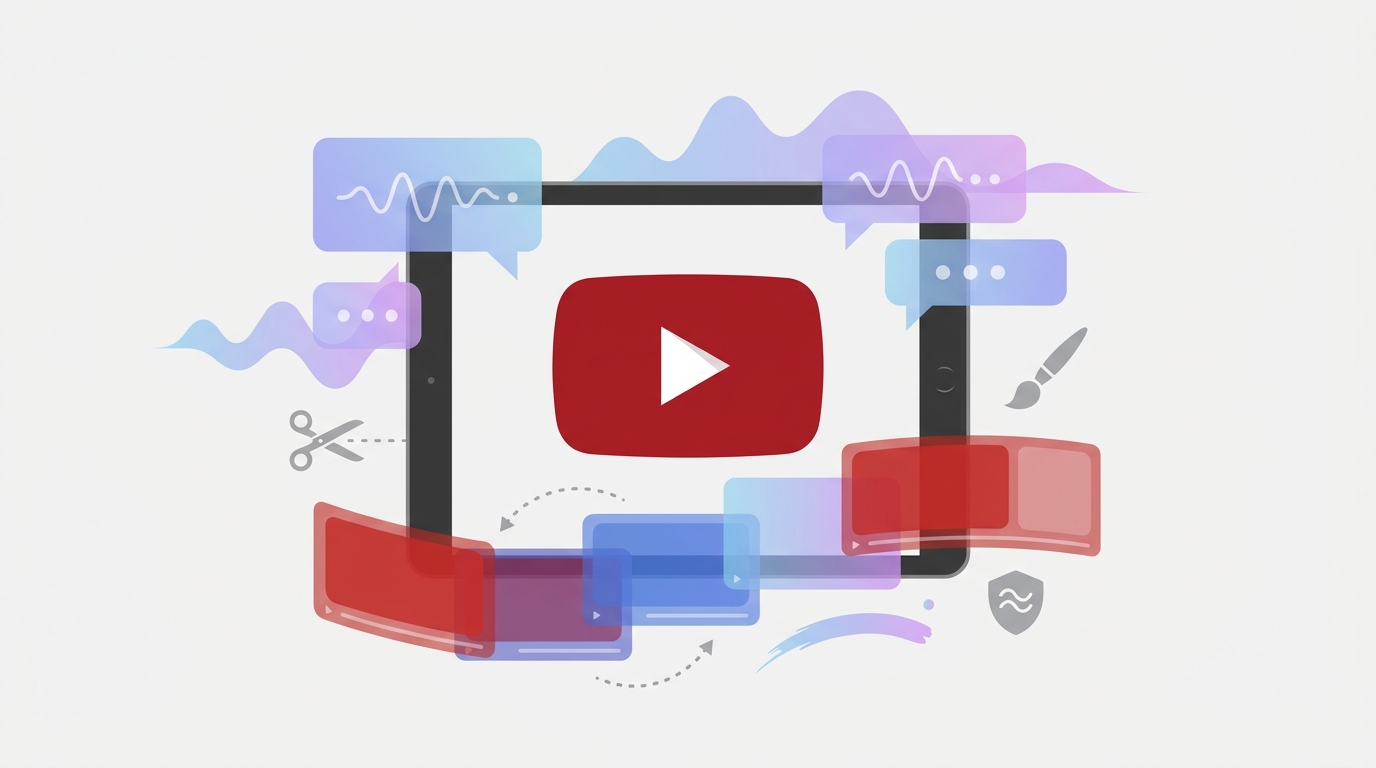 YouTube AI conversation and remixing tools