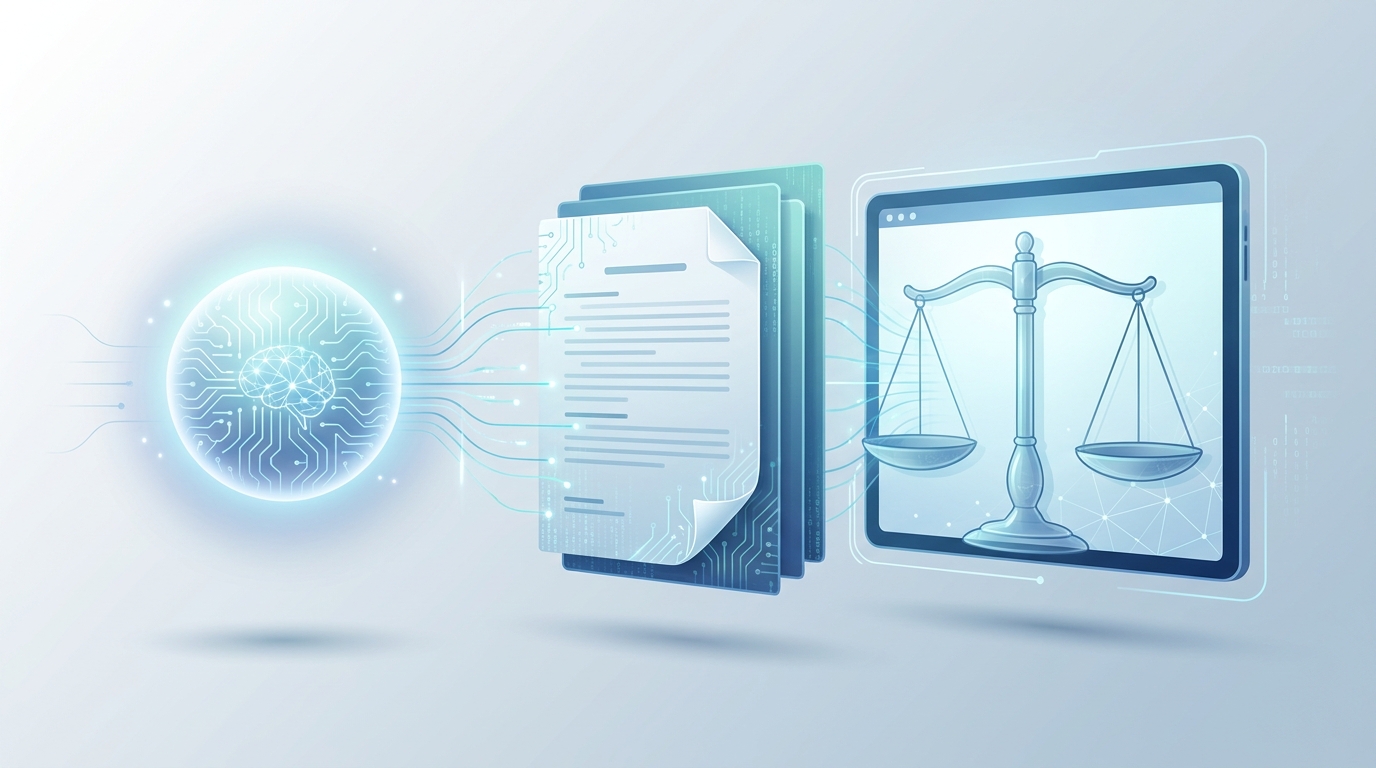 AI and legal tech visual