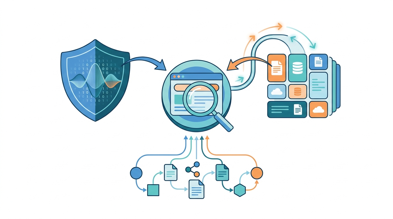 AI SEO interaction diagram