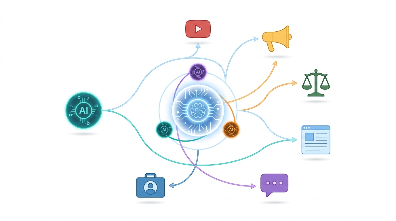 AI influence on law firm marketing channels